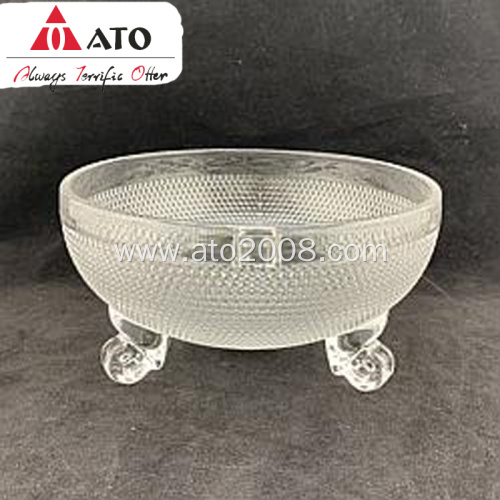 Clear ice cream glass bowl Tableware Glass